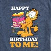 Men's - Garfield - Happy Birthday To Me Short Sleeve Graphic T-Shirt - 2 of 4