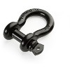 Driver Recovery 3/4" D-Ring / Bow Shackle - Heavy-Duty Grade 70 Black Powder Coated Steel 4.75 Ton (9,500 Pounds) Working Capacity - image 3 of 4