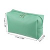 Unique Bargains Women PU Leather Waterproof Makeup Bag S Size 1 Pc - 4 of 4
