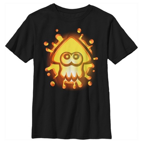 Boy S Nintendo Halloween Splatoon Pumpkin T Shirt Target - roblox boys short sleeve shirt s 8 navy