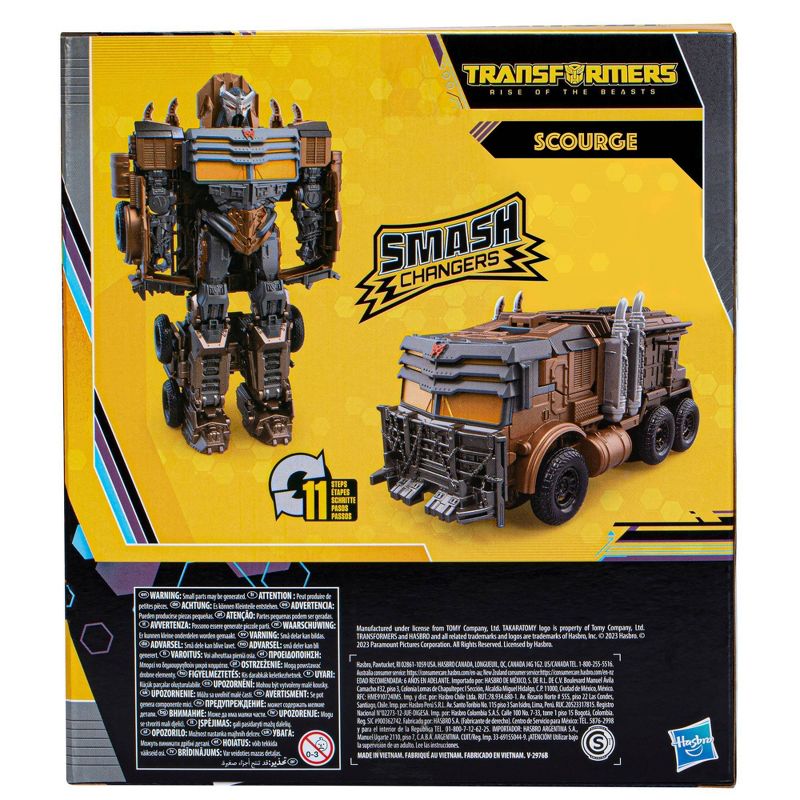 Transformers Buzzworthy Bumblebee Smash Changers Scourge Action Figure (Target Exclusive), 6 of 14