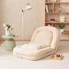 Foldable Lazy Sofa, Triple Fold Small Tatami Sofa Bed, Pull-Out Lounge Chair Sofa,  Space Saving Tatami Sofa for Living Room, Bedroom, Backyard - 4 of 4
