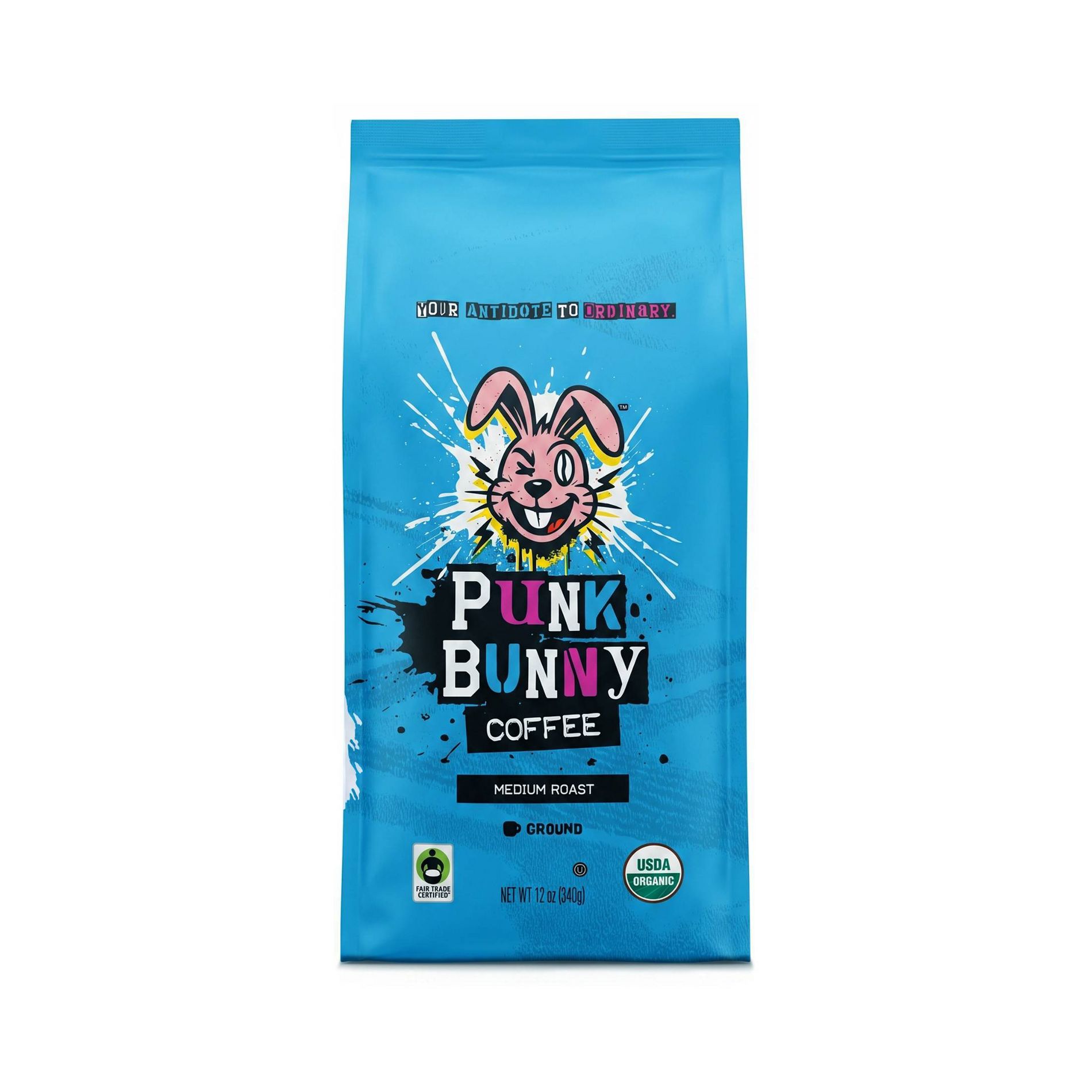 Punk Bunny Medium Roast Ground Coffee - 12oz