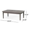 Patio Loveseat and Coffee Table Set,Patio Furniture Set with Cushion and Acacia Wood Frame for Garden,Backyard - The Pop Home - 4 of 4