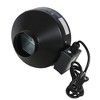 Hurricane 4" Commercial Grade Inline Fan For Phresh & Black Ops Carbon Filters, Ideal-Air Ducting and Clamps and Titan Controls Ventilation (2 Pack) - 2 of 4