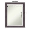 Amanti Art Ellie Non-Beveled Framed Bathroom Vanity Wall Mirror - 3 of 4