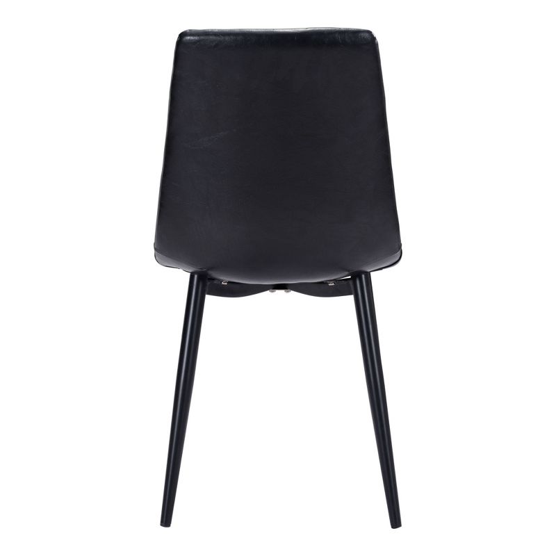 Set of 2 Dolores Dining Chairs Vintage Black - ZM Home, 5 of 12
