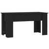 vidaXL Coffee Table Black 39.8"x19.3"x20.5" Engineered Wood - 4 of 4