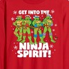 Men's - Teenage Mutant Ninja Turtles - Get Into The Ninja Spirit Long Sleeve Graphic T-Shirt - 2 of 3
