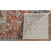 Kaia Transitional Medallion Orange/Ivory/Blue Area Rug - 4 of 4