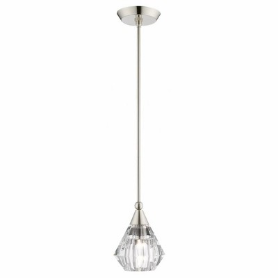 Livex Lighting Brussels 1 - Light Pendant in  Polished Nickel