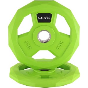 COZONY 2-Inch Bumper Plates Set – Rubber Coated Cast Iron Barbell Plates for Home Gym & Commercial Use, Multiple Weight Options - 1 of 4