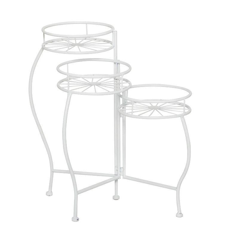 Transitional Metal Planter Stand - Olivia & May, 1 of 7