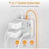 Multi Plug Outlet Extender, 4 Outlet Splitter 3 USB Wall Charging Ports (2 USB C), Wide Spaced Multiple Expander Surge Protector for Office, Home - 2 of 4