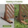 PexFix 72 in. x 47 in. Outdoor Privacy Rectangle Screen Galvanized Steel Panel Divider in Brown - 4 of 4