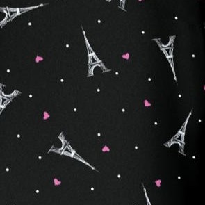 black eiffel tower