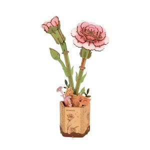 Robotime 3D Puzzles Kits Artifical Flower Toys Thanksgiving Mother's Day Valentine's Day Birthday Gifts, Multicolored, 9.65"*6.5"*1.65" - 1 of 4