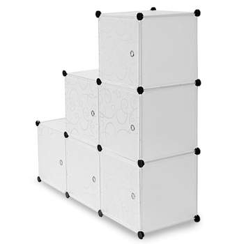 Iris Usa Tachi Modular Wood Stacking Storage Box With Shelf, Light Brown :  Target