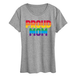 Women's - Instant Message - Proud Mom Short Sleeve Graphic T-Shirt - 1 of 4