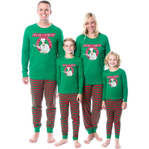 The Polar Express Movie Film Hot Chocolate Tight Fit Family Pajama Set - image 1 of 4