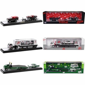 Auto Haulers "Sodas" Set of 3 pieces Release 18 Limited Edition to 8400 pieces Worldwide 1/64 Diecast Models by M2 Machines - 1 of 4