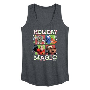 Women's - Disney - Holiday Magic Graphic Racerback Tank - 1 of 4