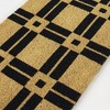 Balta Rugs 1'5"x2'5" Black Classic Geo Natural Papilio Coir Doormat - 3 of 4