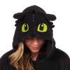 How To Train Your Dragon Toothless Costume Union Suit Onesie Pajama For Women - 3 of 4
