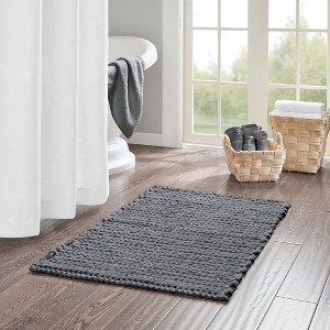 100% Cotton Chenille Chain Stitch Rug - 1 of 4