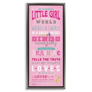 Stupell Industries Favorite Little Girl In The World, 11" x 25" - 1 of 4