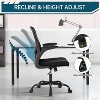 coucheta Home Office Desk Chair with Flip Up Armrest, Reclining Mesh Chair with Height & Angle Adjustable Headrest, for Naps, Desk Work, Game - 4 of 4