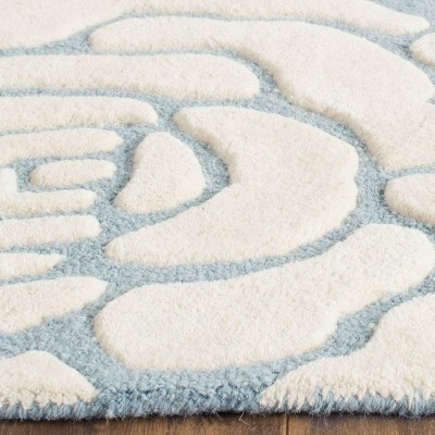 Cambridge Geometric Hand-Tufted Pure Wool Area Rug