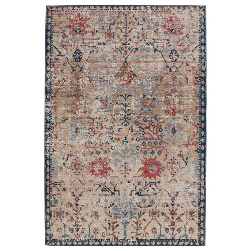 Vibe By Jaipur Living Elva Indoor/ Outdoor Oriental Pink Area Rug  (9'6X12'7)