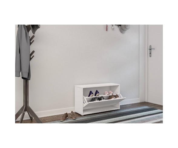 Plainfield Compact Shoe Storage White - Chique