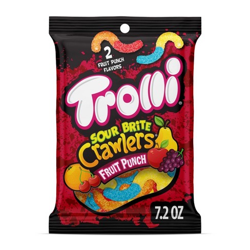 Trolli Sour Brite Crawlers Fruit Punch Gummies Candy - 7.2oz : Target