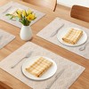 REGALWOVEN Placemats Set of 6 Plastic Placemats for Dining Table Decor - 2 of 4