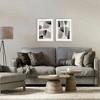 Stupell Industries Earthy Geometric Shapes 2pc Framed Print Under Glass Set - 2 of 4