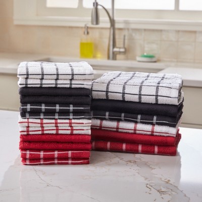 BrylaneHome Set Of 12 Dishcloths