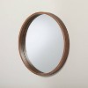Round Wood Framed Wall Mirror - Hearth & Hand™ with Magnolia - image 3 of 4