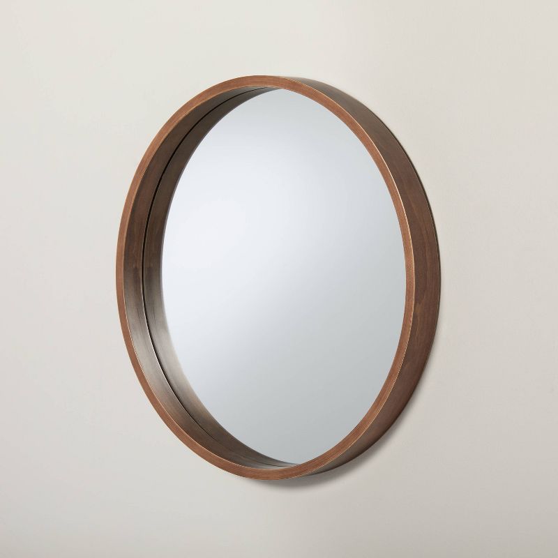 Round Wood Framed Wall Mirror - Hearth & Hand™ with Magnolia, 4 of 12