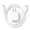 Single Port 20W USB-C Home Charger with 3' Lightning to USB-C Cable - dealworthy™ White - 2 of 4