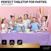 Plastic Tablecloth Disposable, Tablecloths for Rectangle Tables 54 inch. x 108 inch. Fits Tables Up to 8 Feet, Table Cloth for Party - SparkSettings - 2 of 4