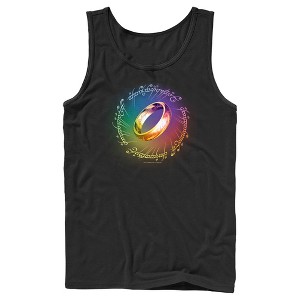 Adult Lord of the Rings Fellowship of the Ring Pride Tank Top - 1 of 4