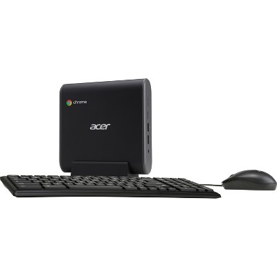 Acer CXI3 Chromebox, Intel Core i3 i3-7130U 2.7 GHz, 8GB DDR4 SDRAM, 64GB SSD, Keyboard, Mouse, Chrome, CXI3-I38GKM