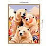 Amanti Art Polar Bears by Uma Gokhale Framed Canvas Wall Art - 3 of 4