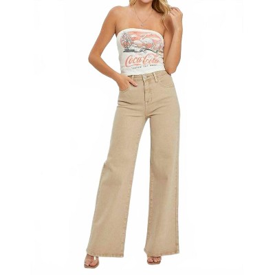 Women's Any Season Wide Leg Denim Jeans - RISEN