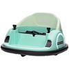 Qaba 12V Electric Ride on Bumper Car for Kids 1.5-5 Years Old, Baby Bumper Car with Remote Control, Green - 4 of 4