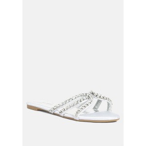 mezzie diamante embellished flat Womens sandals - 1 of 4