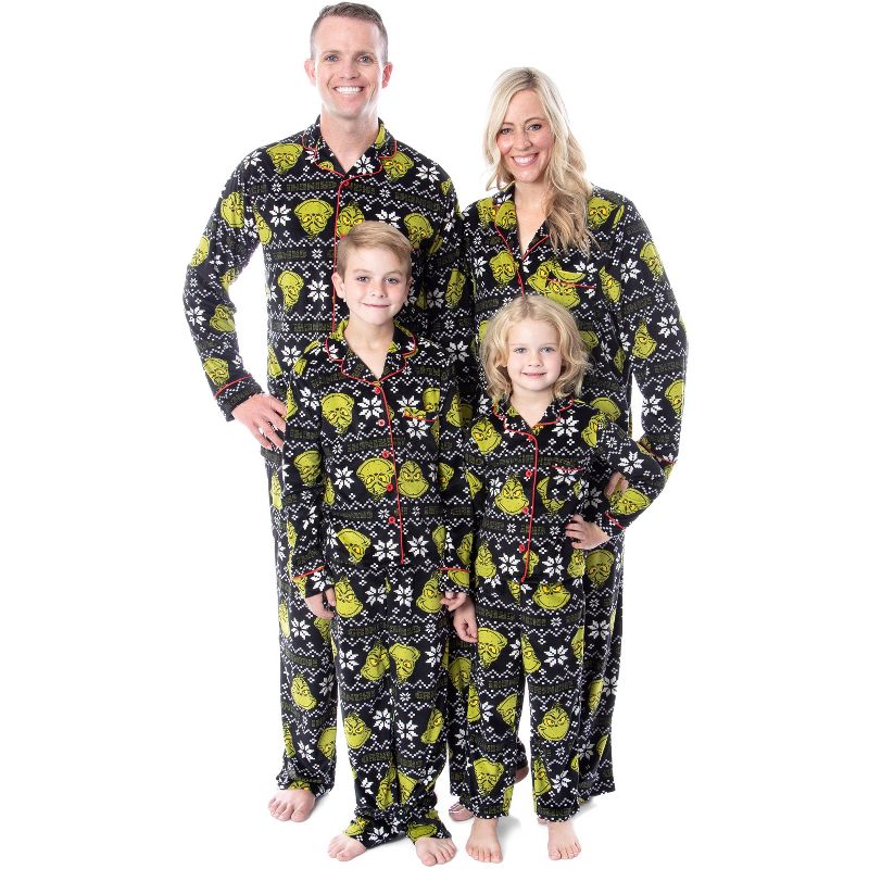 Dr. Seuss The Grinch Who Stole Christmas Matching Family Pajama Sets, 4 of 5