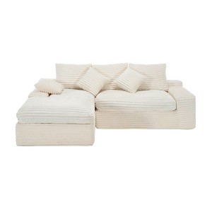 Dolonm Single Recliner Sofa: 300lb Capacity, Chenille Fabric, Ergonomic Design for Living Room/Study -6 Color - 1 of 4